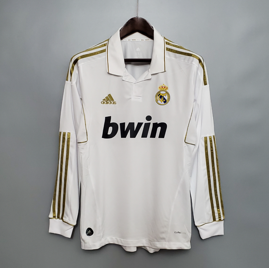 Real Madrid 11/12 Local Manga Larga - Retro