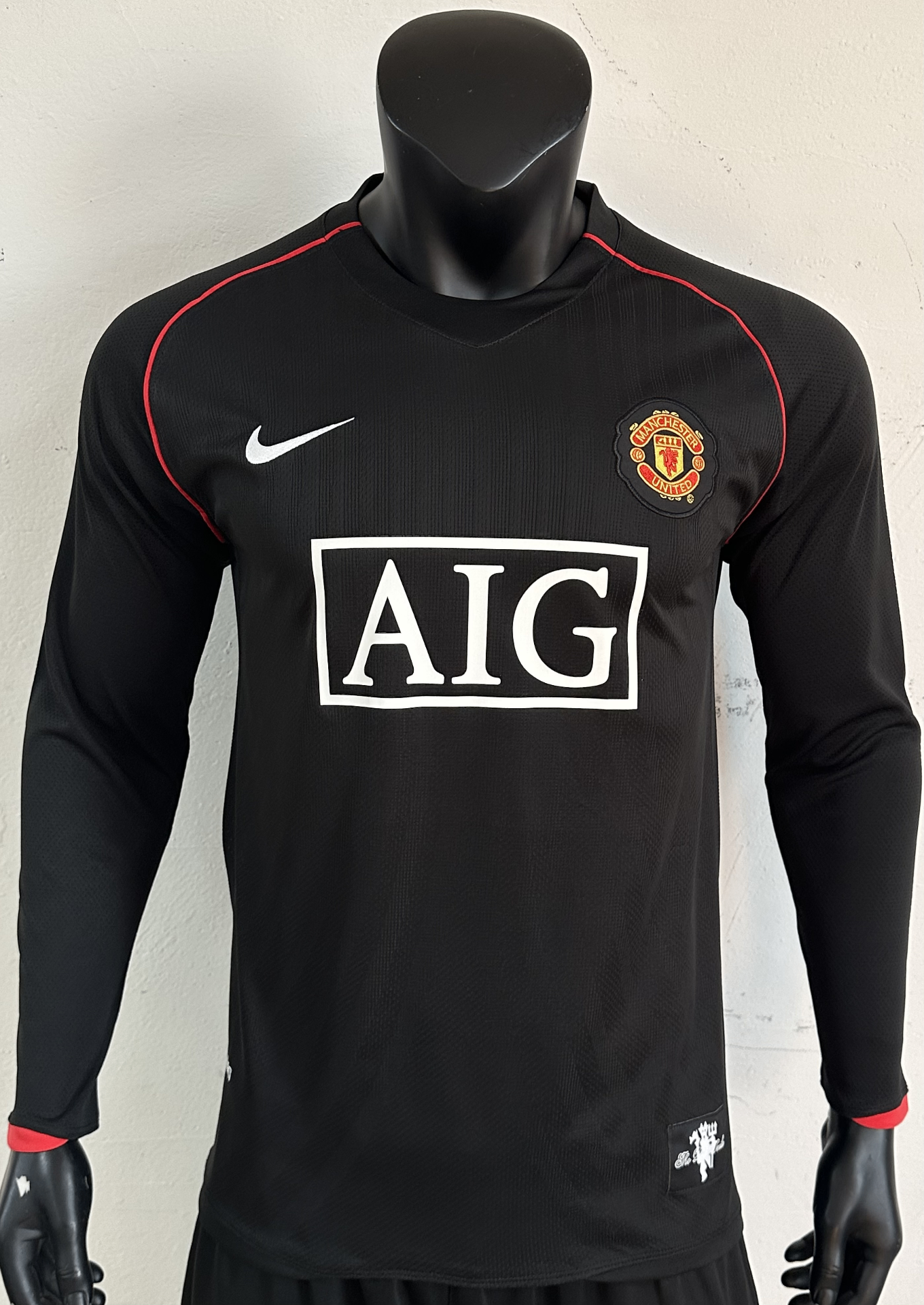 Manchester United 07/08 Visitante Manga Larga - Retro