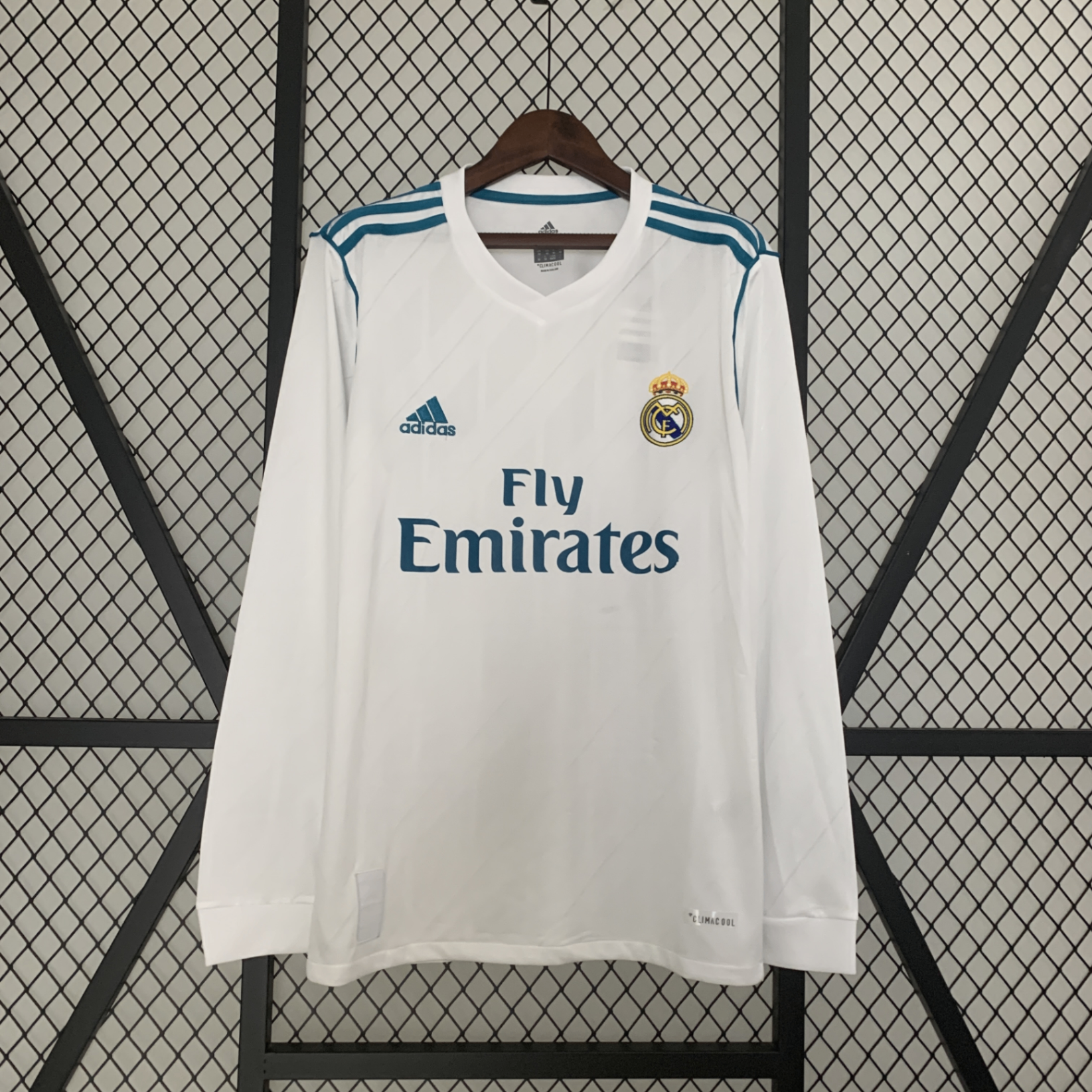 Real Madrid 17/18 Local Manga Larga - Retro