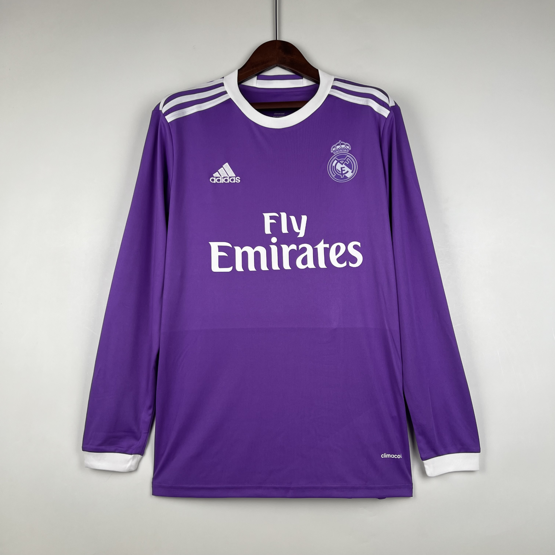 Real Madrid 16/17 Visitante Manga Larga - Retro